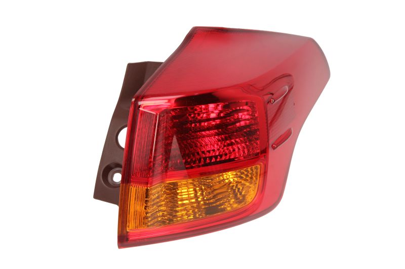 Achterlicht Rechts (extern, W21/5W/W21W, kleur indicator oranje, kleur van het glas red) past: TOYOTA RAV4 IV Off-road 12.12-02.16