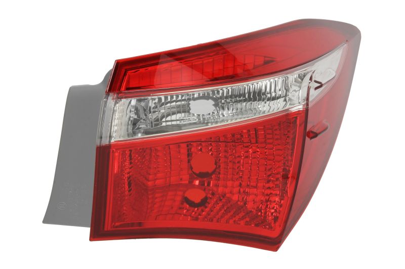 Achterlicht Rechts (extern, W21/5W/WY21W, kleur indicator wit, kleur van het glas red) past: TOYOTA COROLLA SDN E17 4D 06.13-07.16