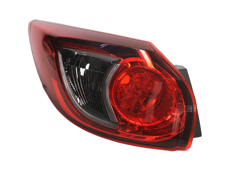 Achterlicht Links (W21/5W/WY21W, kleur indicator grijs gerookt, kleur van het glas red) past: MAZDA CX-5 KE Off-road 11.11-02.15