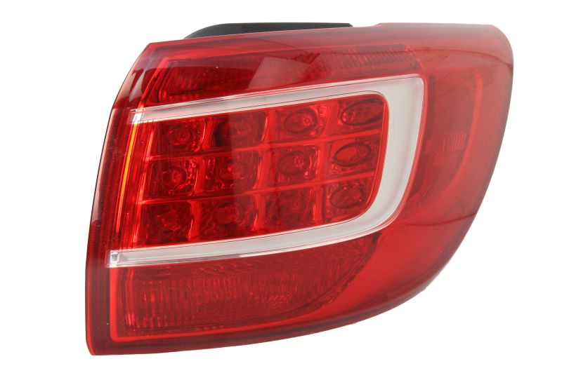 Achterlicht Rechts (extern, P21/5W, kleur indicator wit, kleur van het glas red) past: KIA SPORTAGE III SL Off-road 06.10-12.16