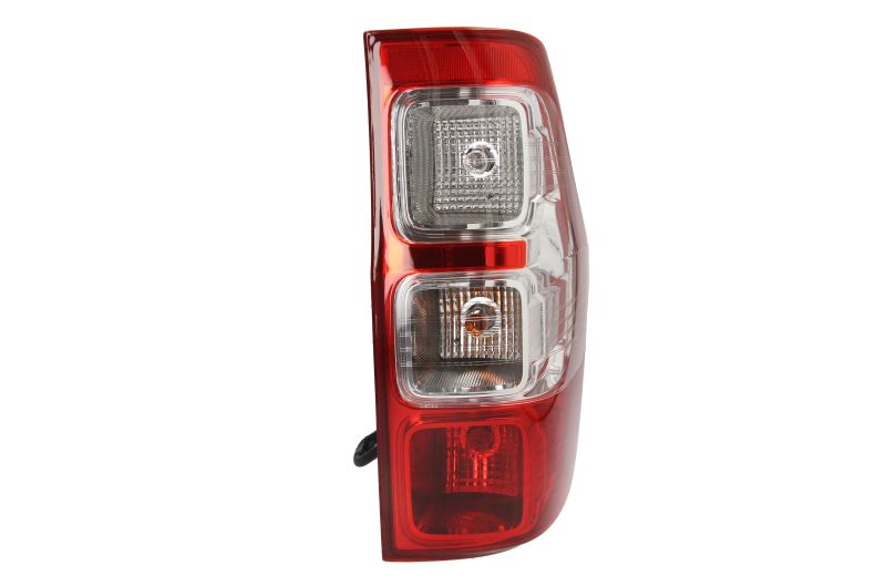 Achterlicht Links (W21/5W/W21W/WY21W, kleur indicator wit, kleur van het glas red) past: FORD RANGER III Pick-up 06.99-06.06