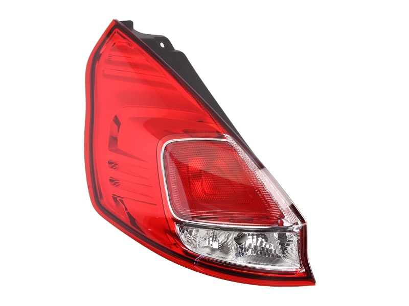 Achterlicht Links (P21/5W/P21W/W16W, kleur indicator wit, kleur van het glas red) past: FORD FIESTA VI Hatchback / Volledig lichaam 01.13-04.17