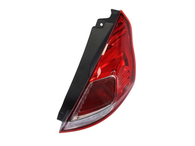 Achterlicht Rechts (P21/5W/P21W/W16W, kleur indicator wit, kleur van het glas red) past: FORD FIESTA VI Hatchback / Volledig lichaam 01.13-04.17