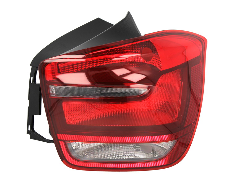 Achterlicht Rechts (extern, P21W, kleur indicator wit, kleur van het glas red) past: BMW 1 F20, F21 3/5D 11.10-03.15