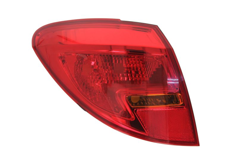 Achterlicht Links (extern, R5W/W16W, kleur indicator oranje, kleur van het glas red)