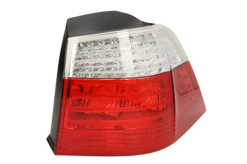 Achterlicht Rechts (extern, LED/P21W, kleur indicator wit, kleur van het glas red) past: BMW 5 E60, E61 Stationwagon 5D 02.07-12.10