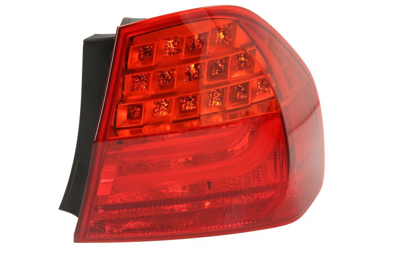 Achterlicht Rechts (extern, LED/P21W, kleur indicator red, kleur van het glas red) past: BMW 3 E90, E91 Saloon 4D 08.08-12.12