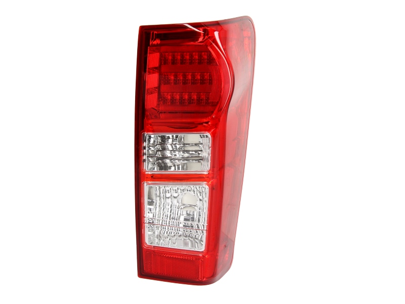 Achterlicht Rechts (LED/P21W, kleur indicator wit, kleur van het glas red) past: ISUZU D-MAX II RT Pick-up 06.12-12.19