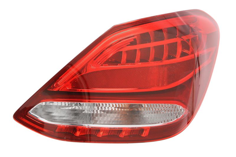 Achterlicht Rechts (LED, kleur indicator geel, kleur van het glas red) past: MERCEDES C-KLASA W205 Saloon 12.13-12.18