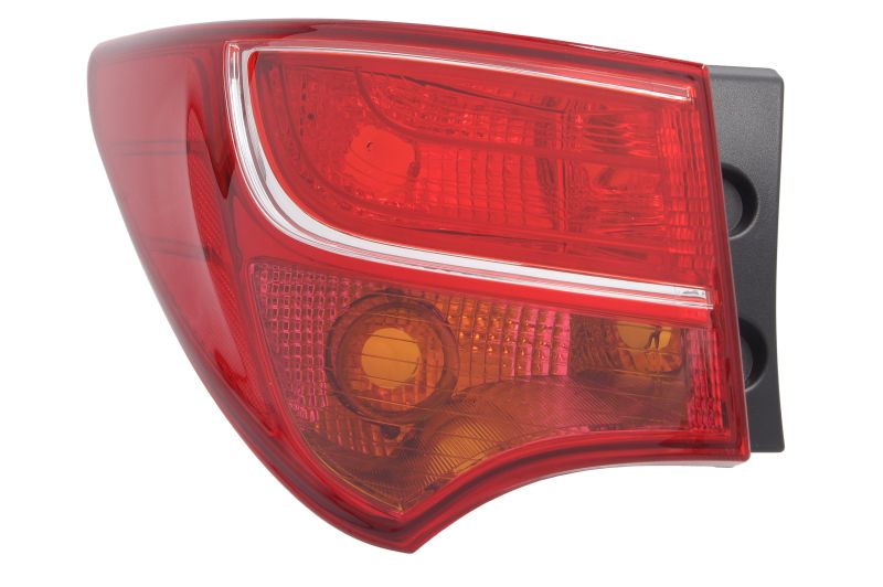 Achterlicht Links (extern, P21W, kleur van het glas red) past: HYUNDAI SANTA FE III DM 09.12-09.15