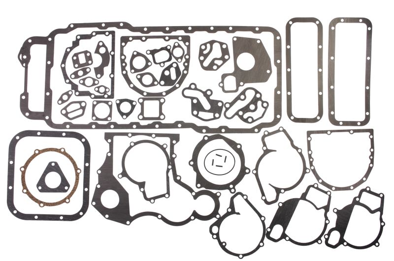 Complete motorpakkingset - carter past: CLAAS 48, 66, 68, 76, 78, 80, 85, 86, 88, 96, 98  MASSEY FERGUSON 1114, 1134, 1250, 2620, 2640, 2640 TURBO, 353, 399, 560, 565, 660, 699, 825, 835