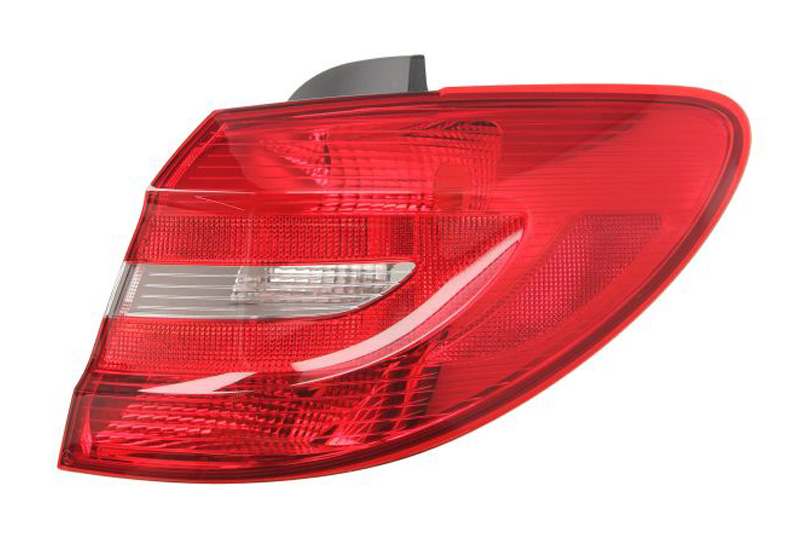 Achterlicht Rechts (extern, P21W, kleur indicator wit, kleur van het glas red/wit) past: MERCEDES B-KLASA W246/W242 11.11-12.18