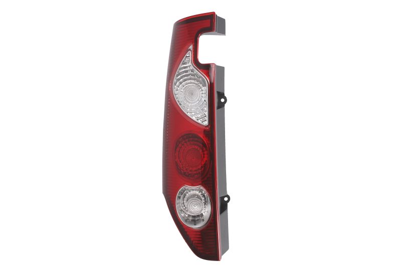 Achterlicht Links (P21/5W/P21W, kleur indicator wit, kleur van het glas red/wit, achteruitrijlicht) past: RENAULT KANGOO II Oversize lichaam / Volledig lichaam 02.08-12.20