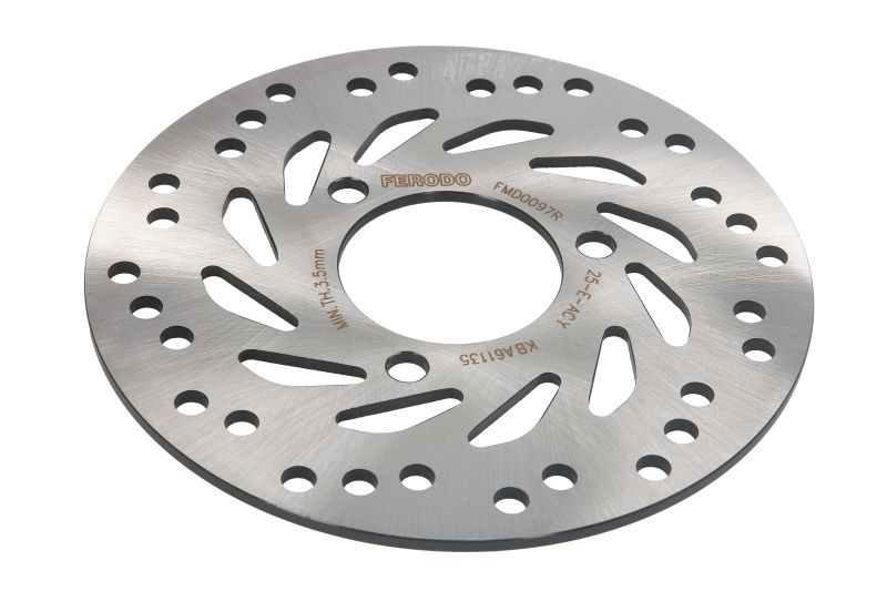 Brake disc Voor vast, 190/58,2x4mm 3x79,5mm, diameter bevestigingsgat 10mm, hoogte (tussenruimte) 0 past: ADLY SUPER SONIC 100/100 (Bali EX)/100 (Biposto)/110/125/125 (Spacy)/50/50 (Neos)/50 (Sky)/50