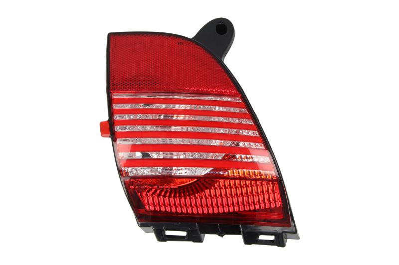 Achterlicht Rechts (onderste deel, P21W, kleur van het glas red) past: PEUGEOT 2008 I 03.13-06.19