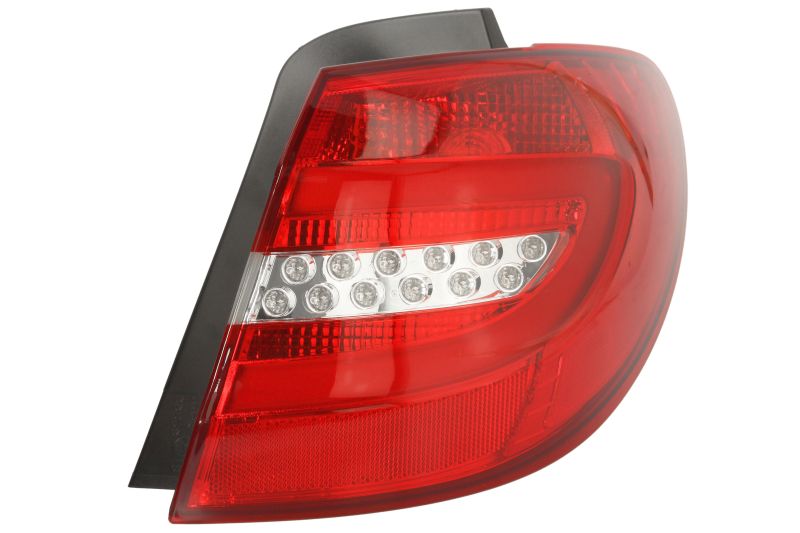 Achterlicht Rechts (extern, LED/P21W, kleur van het glas red) past: MERCEDES B-KLASA W246/W242 11.11-09.14