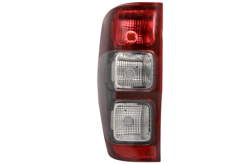 Achterlicht Links (W21/5W/W21W/WY21W, kleur indicator wit, kleur van het glas red) past: FORD RANGER V Pick-up 03.15-10.21