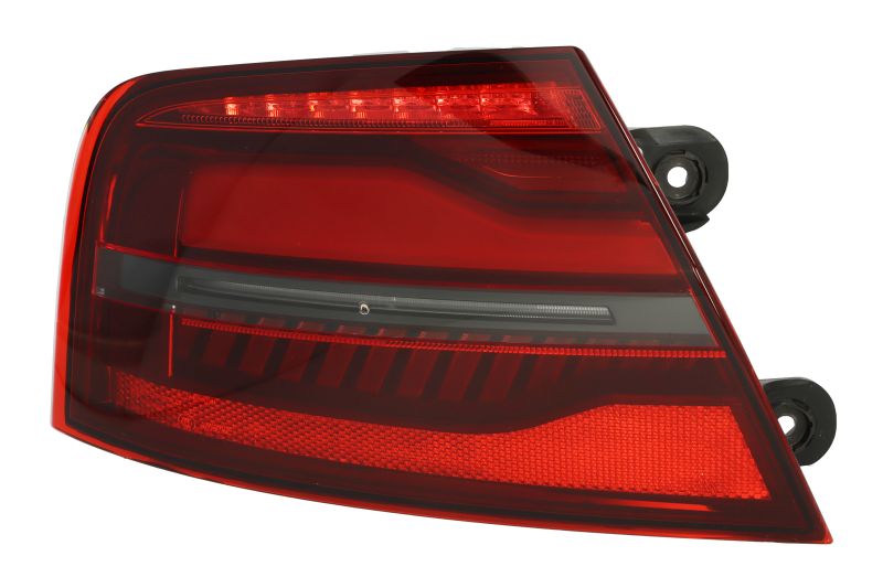 Achterlicht Links (extern, LED, kleur van het glas gerookt) past: AUDI A8 D4 Saloon 09.13-11.17