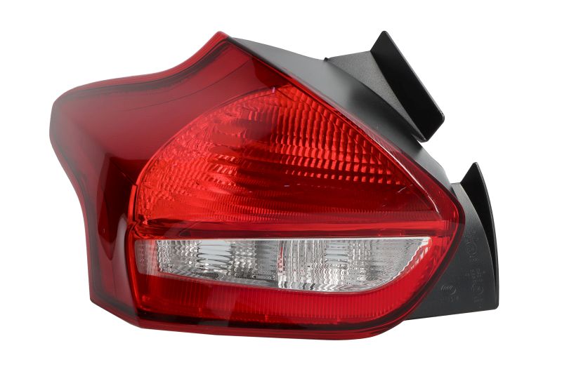 Achterlicht Links (LED/P21/5W/P21W/W16W, kleur indicator wit, kleur van het glas red/wit, achteruitrijlicht) past: FORD FOCUS III Hatchback 10.14-02.20