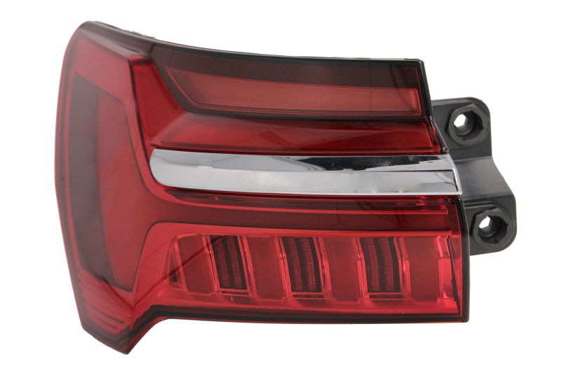 Achterlicht Links (extern, LED, kleur indicator gerookt) past: AUDI A6 C8 Saloon / Stationwagon 02.18-