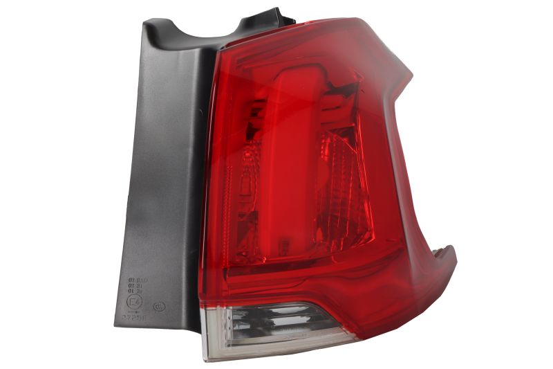 Achterlicht Rechts (extern, LED/P21W, kleur van het glas red) past: PEUGEOT 2008 I 03.13-03.16