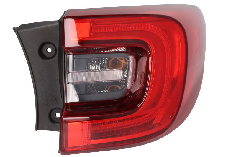 Achterlicht Rechts (extern, LED/P21W, kleur indicator wit, kleur van het glas red) past: RENAULT KADJAR 06.15-10.18