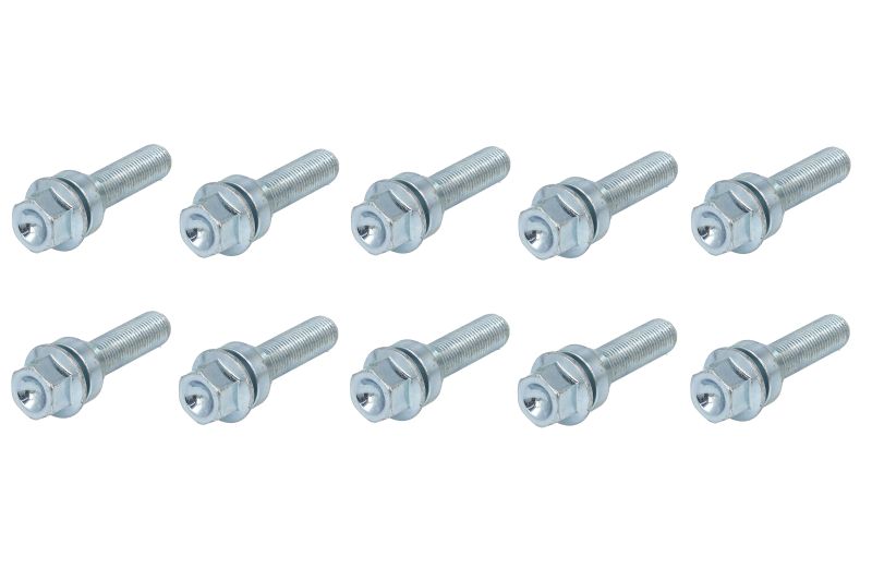 Schroeven en pinnen, M14x1,5  lengte: 45 mm  sleutelwijdte: 19 (10 stuks. pak  kegel)
