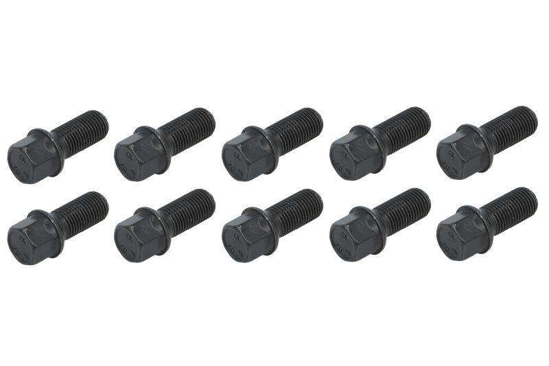 Schroeven en pinnen, M14x1,5 lengte: 27 mm sleutelwijdte: 17 kleur: zwart (10 stuks. pak A/G kogelvormig)
