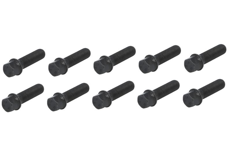 Schroeven en pinnen, M14x1,5  lengte: 47 mm  sleutelwijdte: 17  kleur: zwart (10 stuks. pak  A/G kogelvormig)