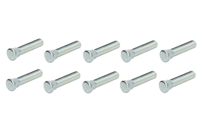 Pin, M12x1,25  lengte: 57 mm  karteldiameter: 14,3mm (10 stuks. pak  gekarteld)