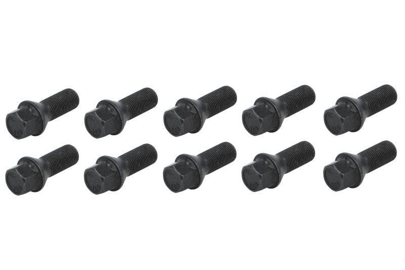 Schroeven en pinnen, M14x1,25 lengte: 27 mm sleutelwijdte: 17 kleur: zwart (10 stuks. pak kegel)