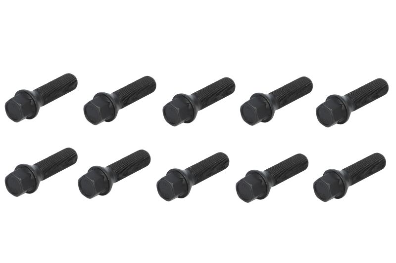 Schroeven en pinnen, M14x1,25 lengte: 43 mm sleutelwijdte: 17 kleur: zwart (10 stuks. pak kegel)