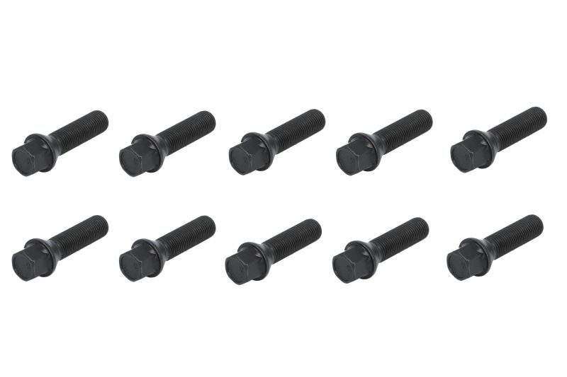 Schroeven en pinnen, M14x1,5 lengte: 45 mm sleutelwijdte: 17 kleur: zwart (10 stuks. pak kegel)