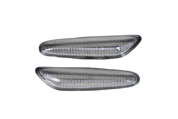 Set knipperlichten Links/Rechts (transparant, LED, dynamisch) past: BMW 1 (E82), 1 (E87), 1 (E88), 3 (E90), 3 (E91), 3 (E92), 3 (E93), 5 (E60), 5 (E61), X1 (E84), X3 (E83) 1.6-5.0 12.01-06.15