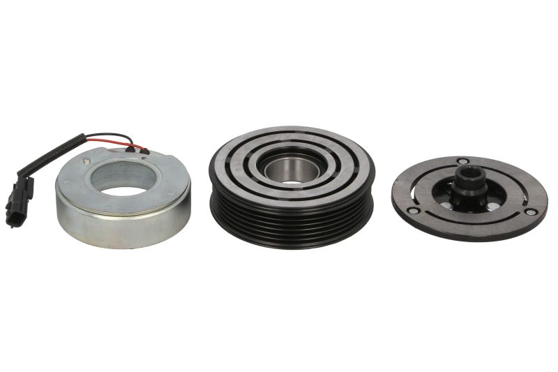 Airconditioning compressor, elektromagnetische koppeling