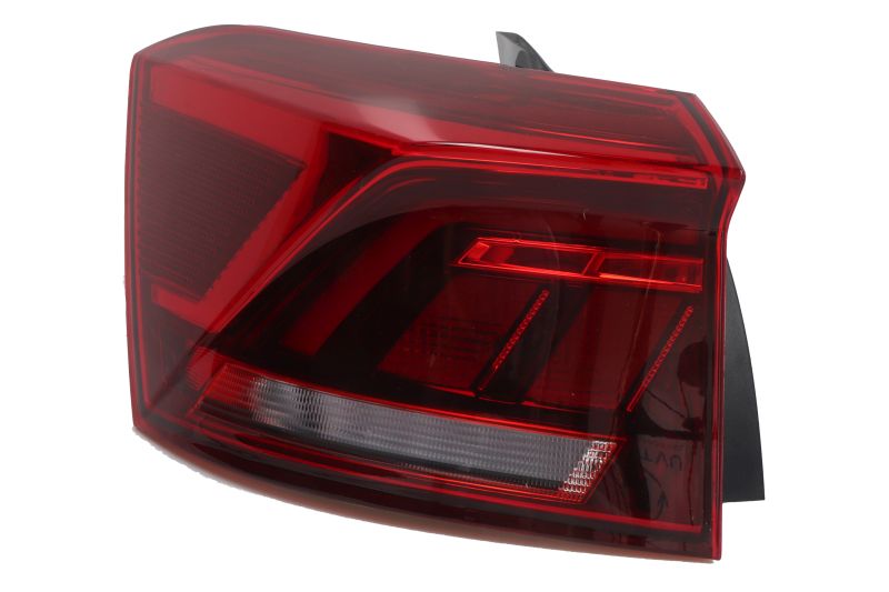 Achterlicht Links (extern, LED, kleur van het glas red/zwart) past: VW T-ROC 07.17-03.22