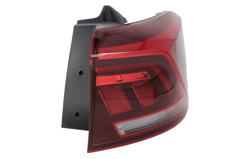 Achterlicht Rechts (extern, LED, kleur van het glas red/zwart) past: VW T-ROC 07.17-03.22