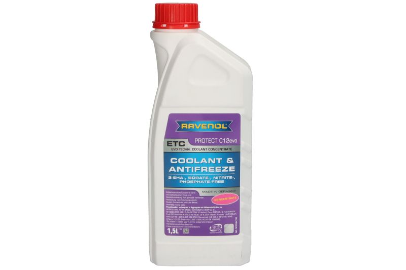 Antivries-/koelvloeistoffen en concentraten (type koelvloeistof G12 Evo/G65) (1,5L), Si-OAT, pink, norm: ASTM D3306  ASTM D4985  ASTM D6210  BMW LC-87 (BMW GS 94000)  BS 6580:2010  CUMMINS CES 14603 