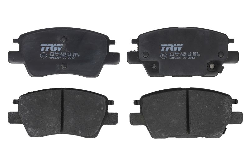 Remblokken set Voor , past: OPEL AMPERA-E Electric 05.17-03.19