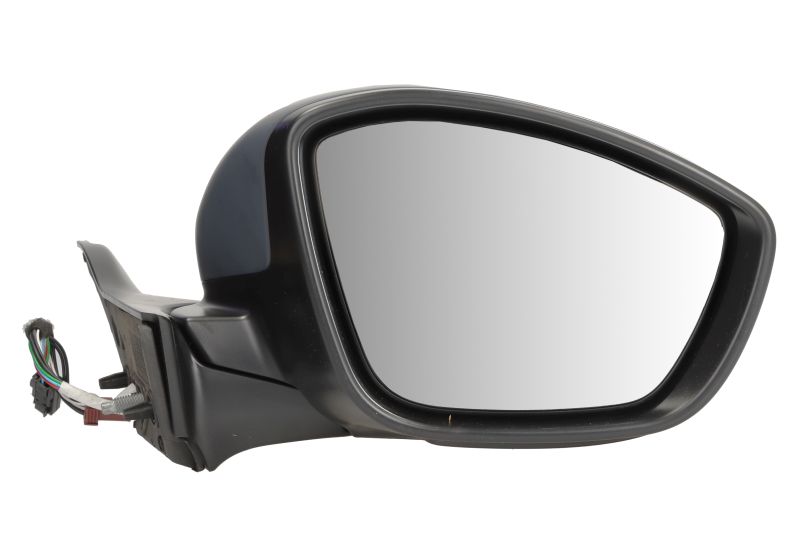 Zijspiegel Rechts (elektrisch, in reliëf, met verwarming, under-coated, met indicator, met temperatuursensor) past: PEUGEOT 208 I 03.12-12.19