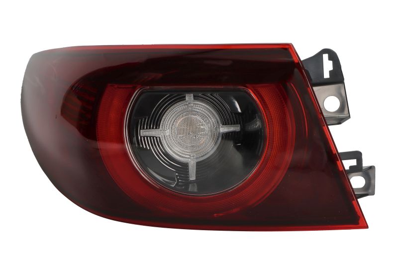 Achterlicht Links (extern, LED, kleur indicator transparant, kleur van het glas red) past: MAZDA 3 BP 03.19-