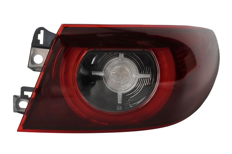 Achterlicht Rechts (extern, LED, kleur indicator transparant, kleur van het glas red) past: MAZDA 3 BP 03.19-