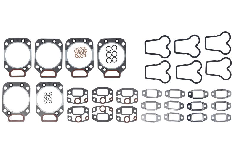 Complete motorpakkingset (omhoog) (hoeveelheid per verpakking: 6pcs, prijs per: 6pcs, (EN) Large kit) 1,4mm TD226B  TD226B3  TD226B4  TD226B6 past: FENDT 14 S FARMER, 102 FARMER, 102 LS FARMER
