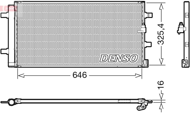 A/C condensator (met droger)