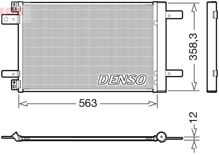 A/C condensator (met droger)