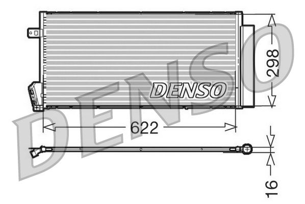 A/C condensator (met droger)