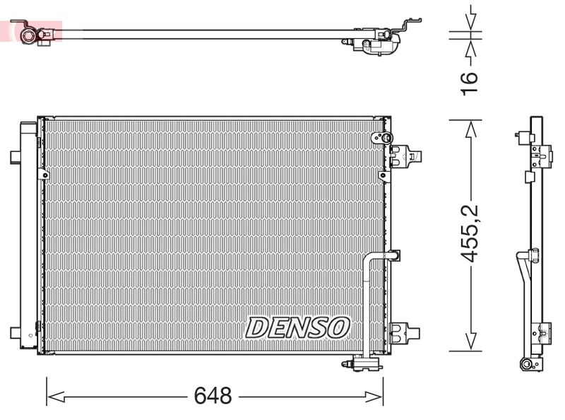 A/C condensator (met droger)