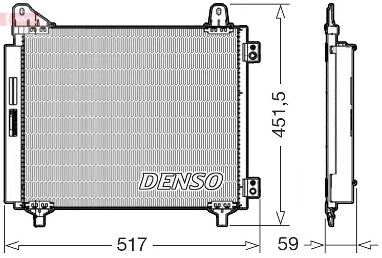 A/C condensator (met droger)