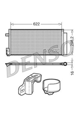 A/C condensator (met droger)