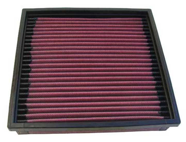 Sportluchtfilter, buitenlengte: 210mm, buitenbreedte: 206mm, hoogte: 40mm, vorm: panel,